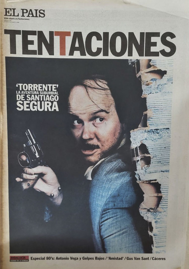 EL PAIS DE LAS TENTACIONES magazine side cover Issue 228  March 1998