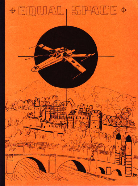 EQUAL SPACE magazine side cover Issue 1 February 1980