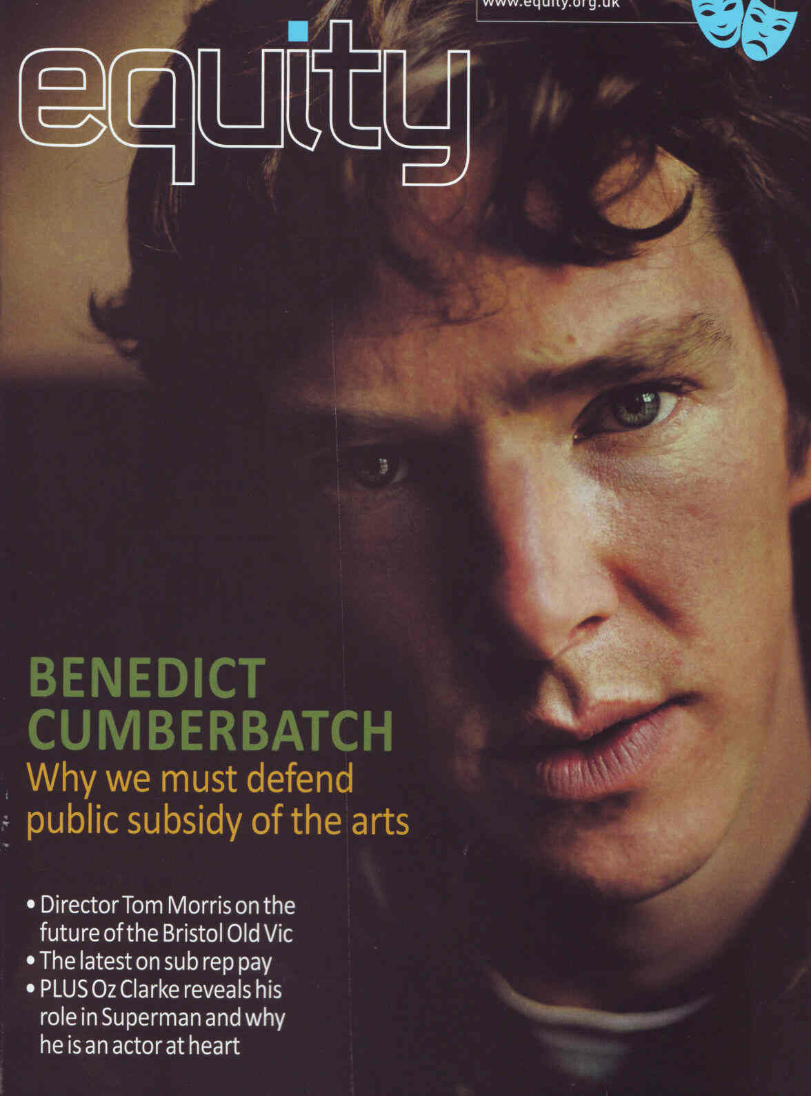 EQUITY magazine side cover December 2010