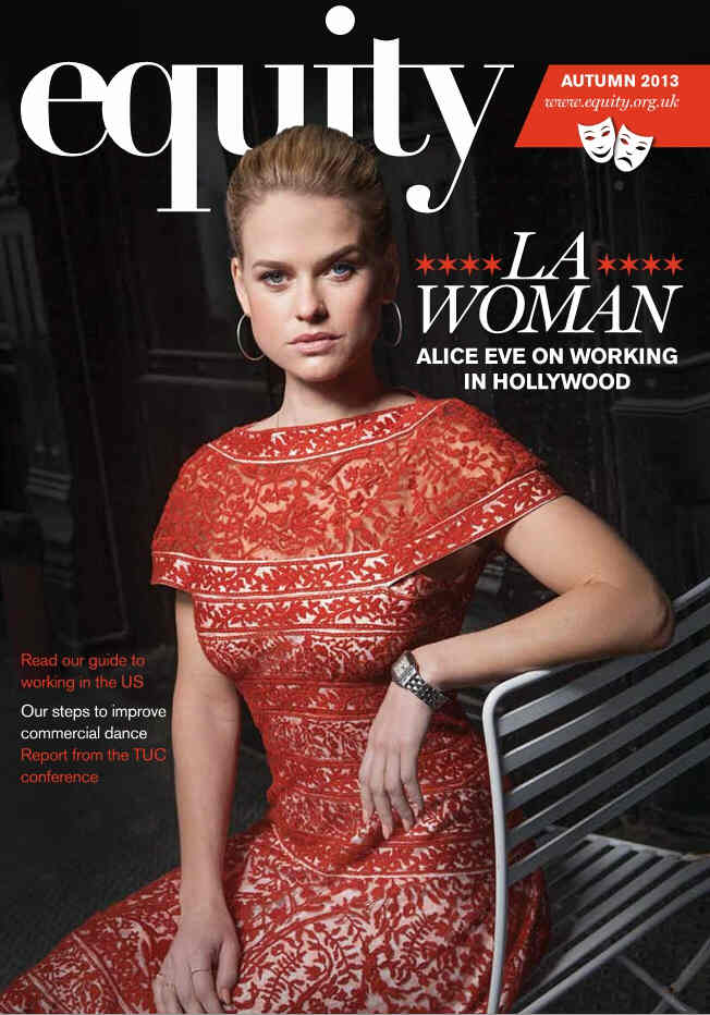 EQUITY magazine side cover Autumn 2013