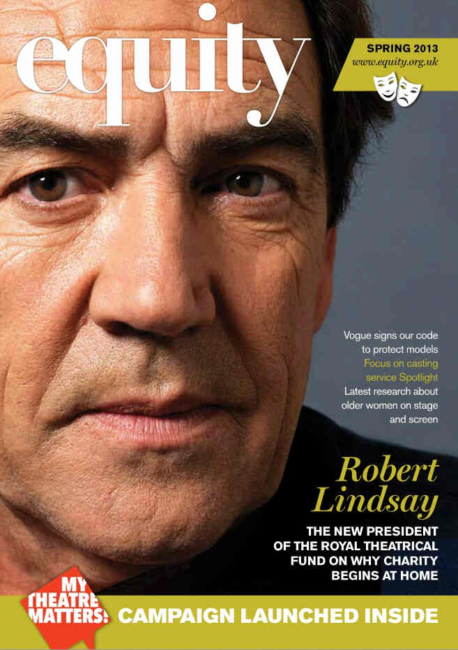 EQUITY magazine side cover Spring 2013