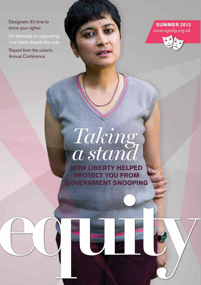EQUITY magazine side cover Summer 2013