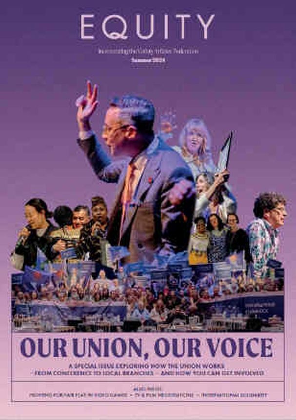 EQUITY magazine side cover Summer 2024