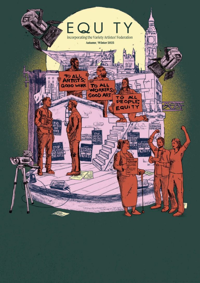 EQUITY magazine side cover Autumn 2025