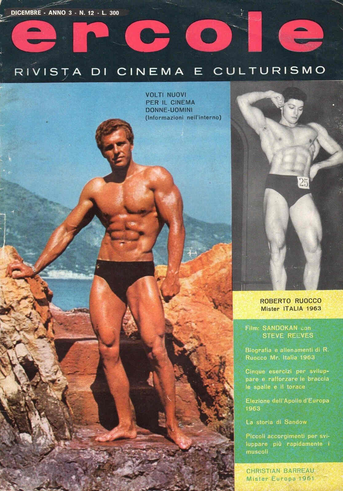 ERCOLE magazine side cover December 1963