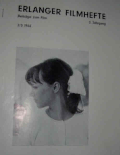 ERLANGER FILMHEFTE magazine side cover Issue 2-3   1966