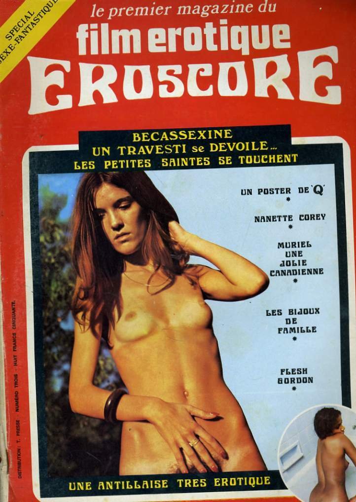 EROSCORE magazine side cover Issue 3  1975