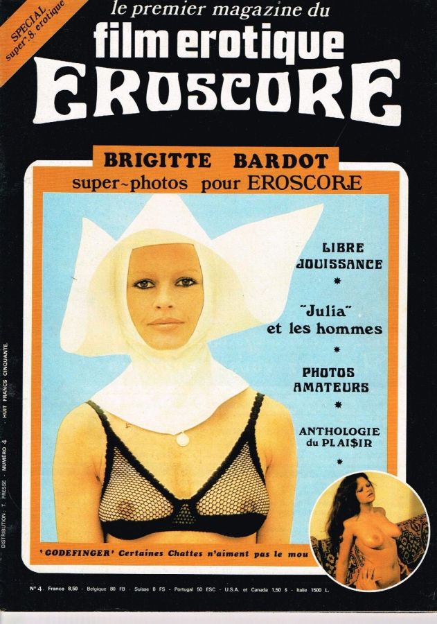 EROSCORE magazine side cover Issue 4  1975