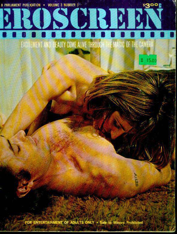 EROSCREEN magazine side cover  Vol 3 # 3  