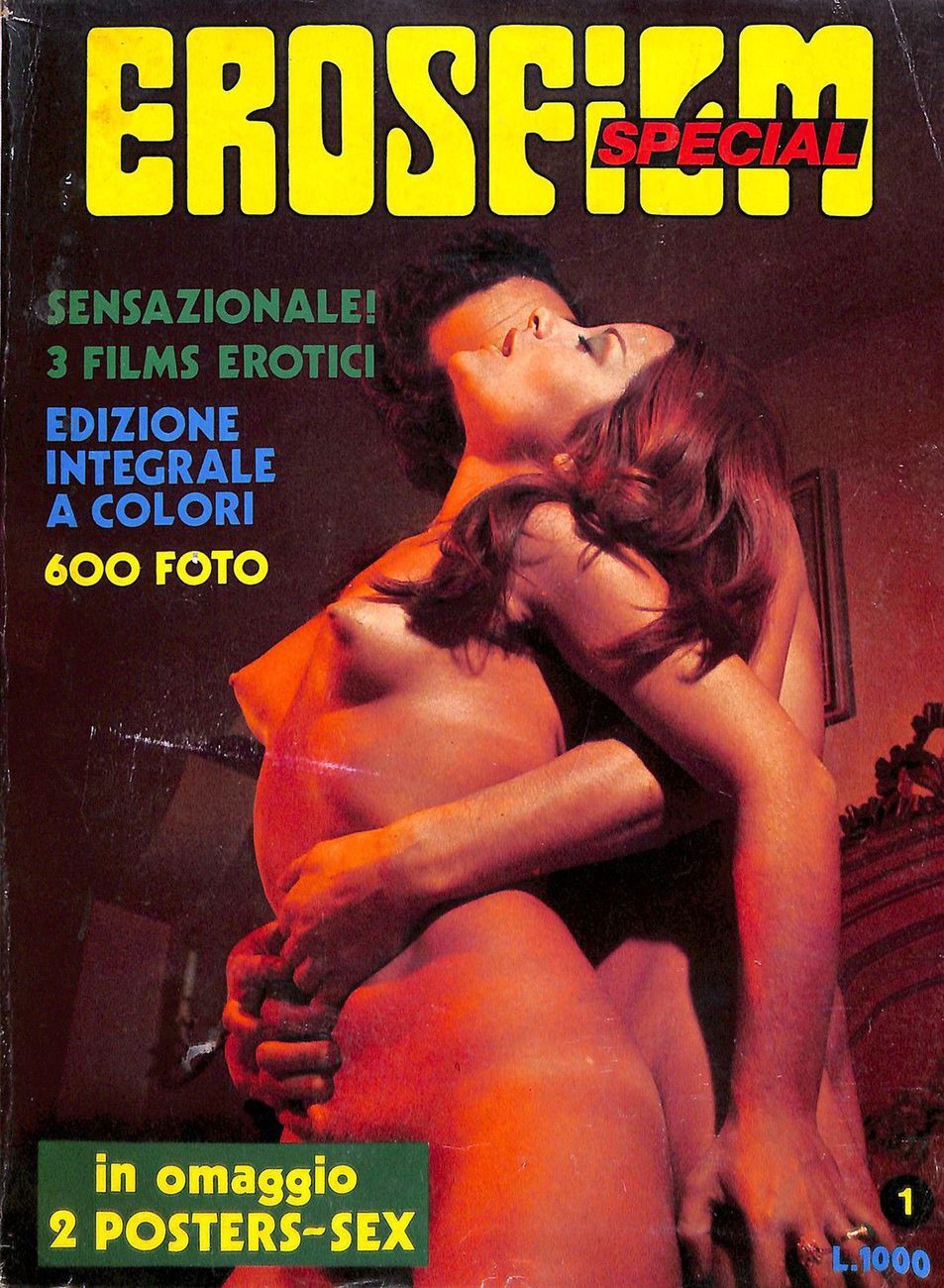 EROSFILM magazine side cover Issue 1  Special  