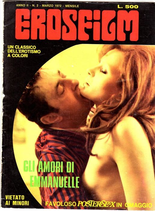 EROSFILM magazine side cover Issue 2 March 1972