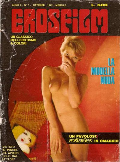 EROSFILM magazine side cover Issue 7 October 1972
