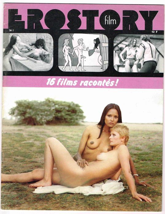 EROSTORY FILM magazine side cover Issue 7  1978