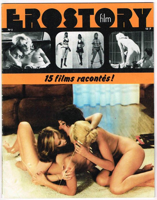 EROSTORY FILM magazine side cover Issue 8  1978