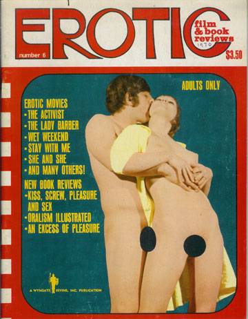 EROTIC FILM REVIEWS magazine side cover Issue 6  