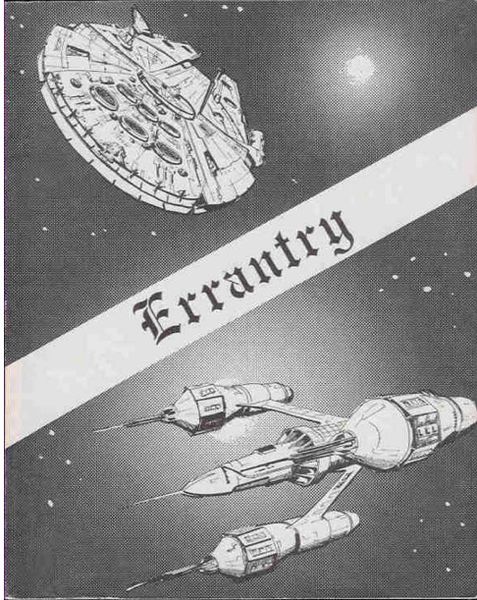 ERRANTRY magazine side cover Issue 1 May 1983
