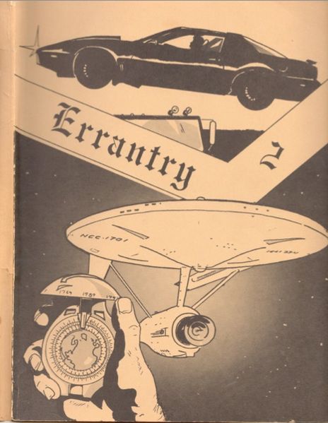 ERRANTRY magazine side cover Issue 2 May 1984