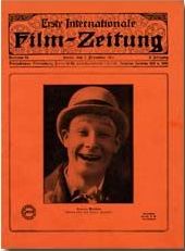 ERSTE INTERNATIONALE FILM-ZEITUNG magazine side cover  