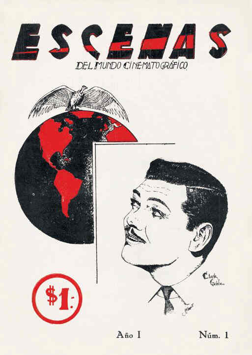 ESCENAS magazine side cover Issue 1  1936