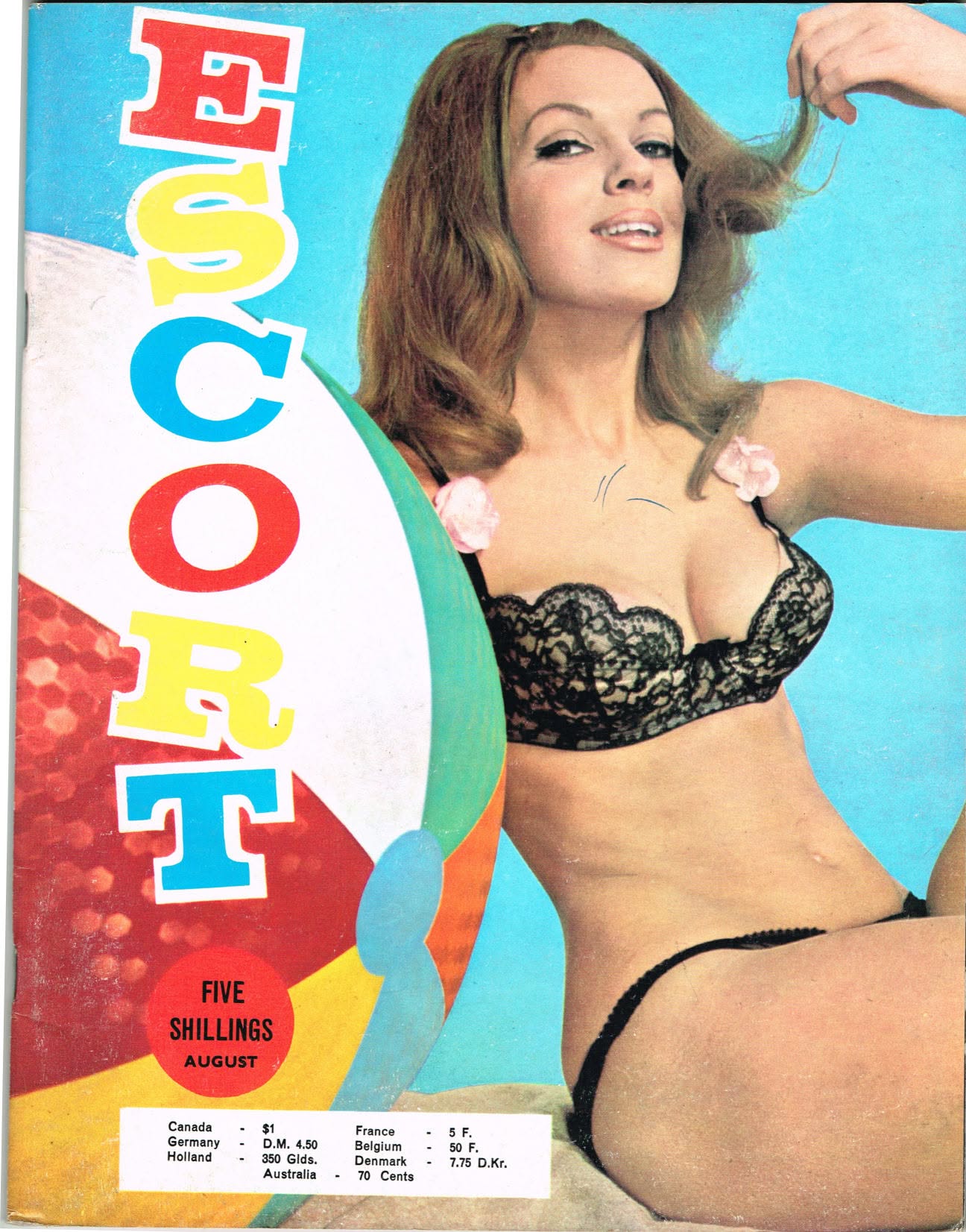 ESCORT magazine side cover  August 1968
