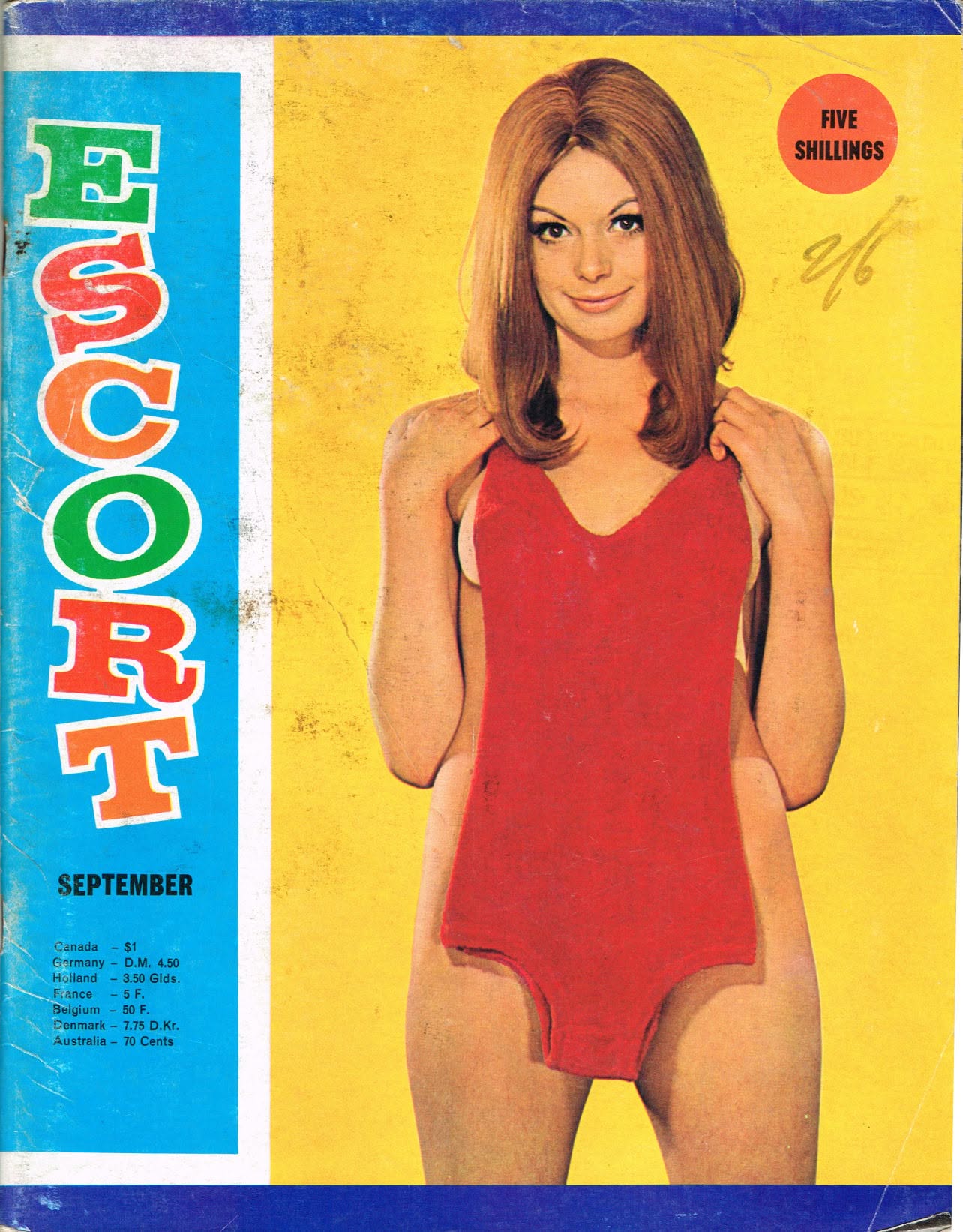ESCORT magazine side cover  September 1968