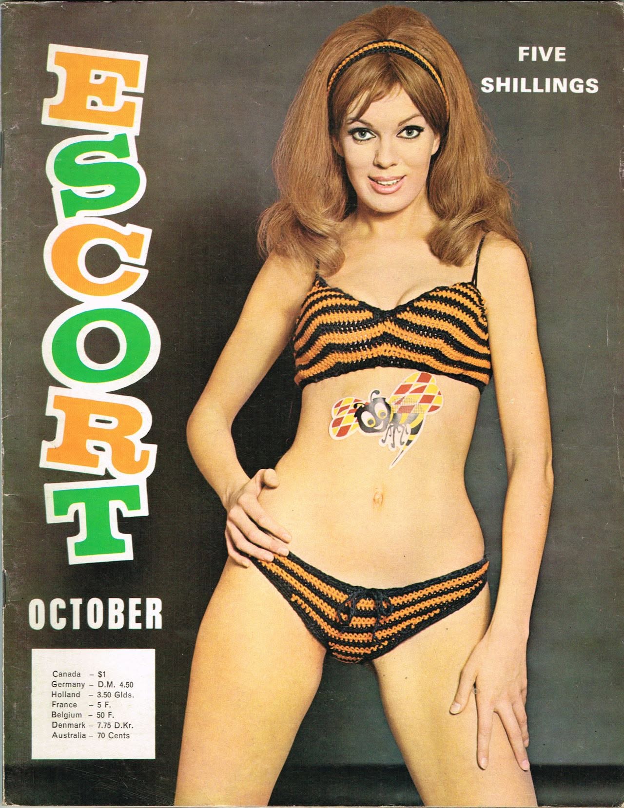 ESCORT magazine side cover  October 1968