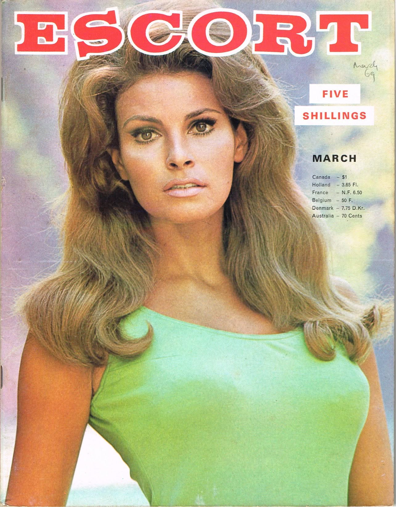 ESCORT magazine side cover  March 1969