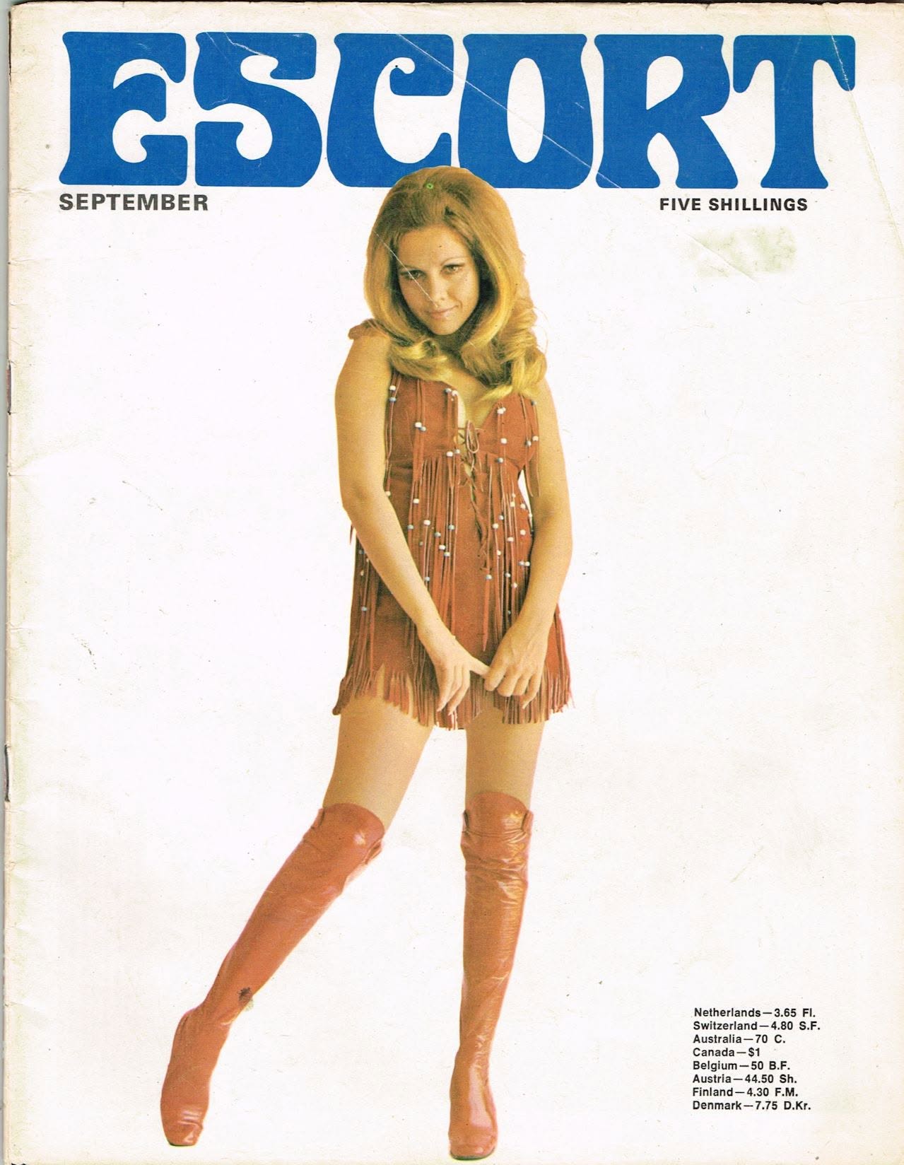 ESCORT magazine side cover  September 1970