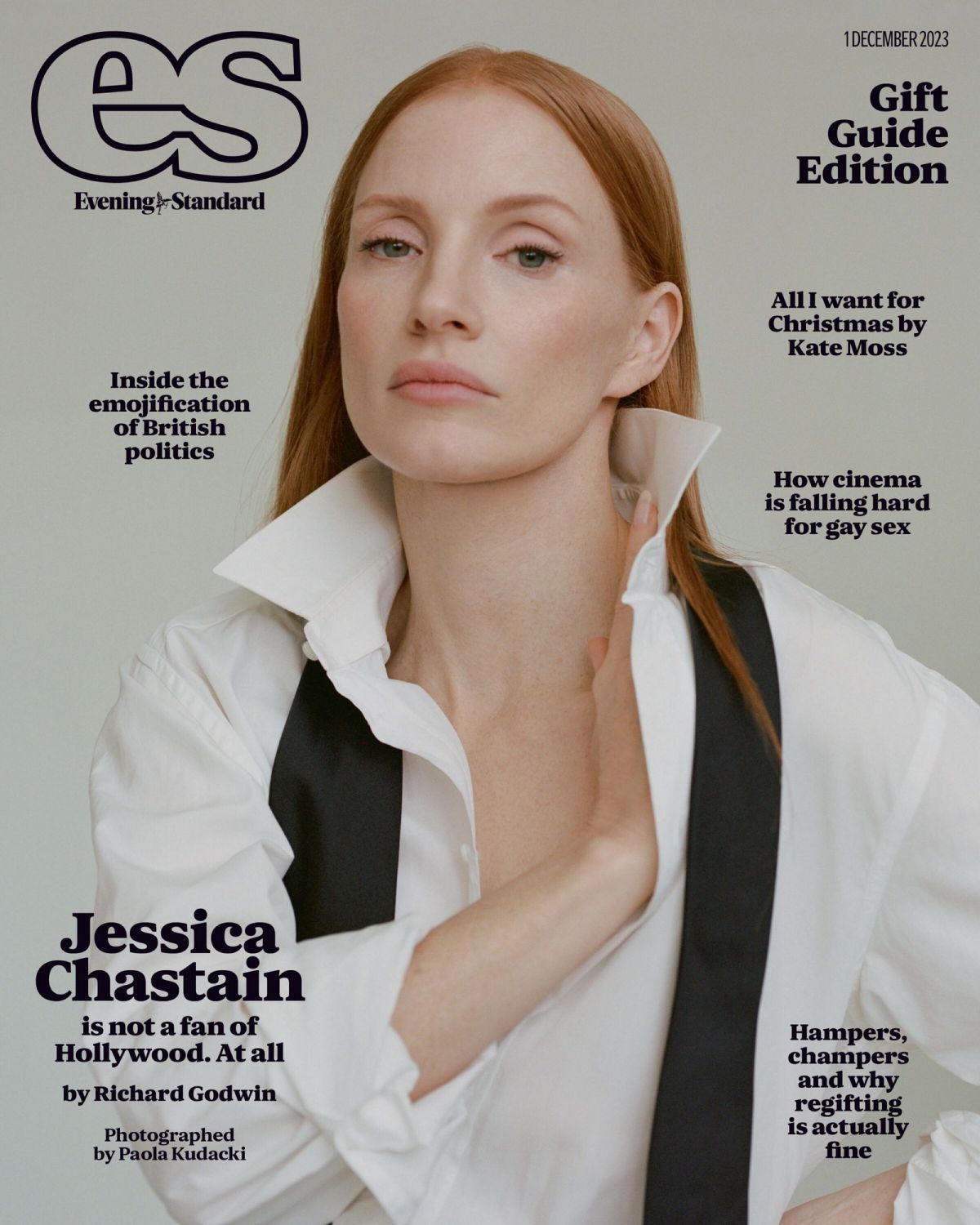 ES MAGAZINE magazine side cover 1 December 2023