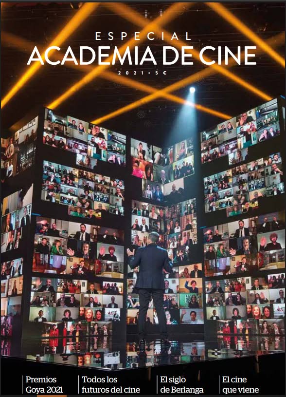 ESPECIAL ACADEMIA DE CINE magazine side cover   2021