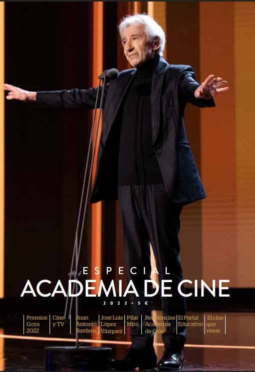ESPECIAL ACADEMIA DE CINE magazine side cover   2022
