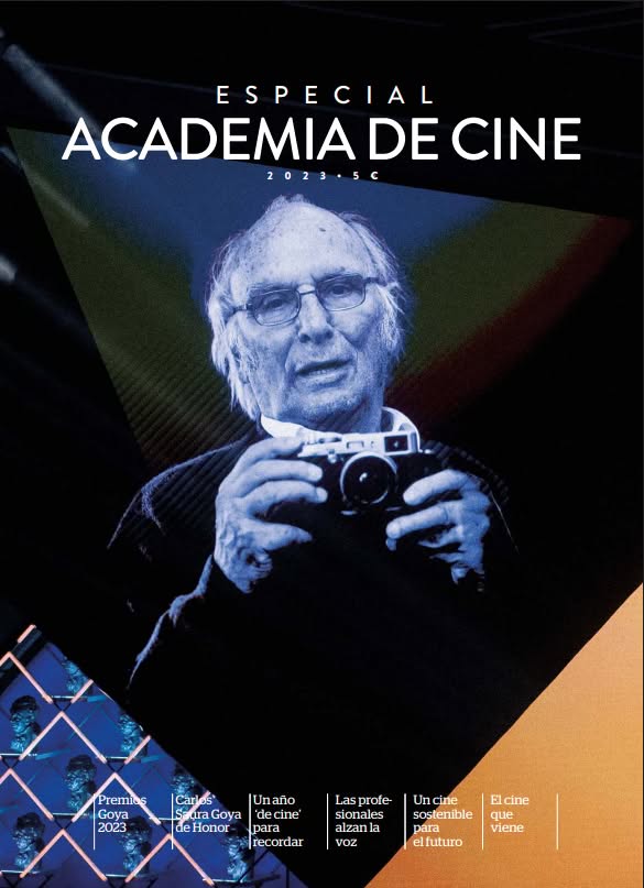 ESPECIAL ACADEMIA DE CINE magazine side cover   2023