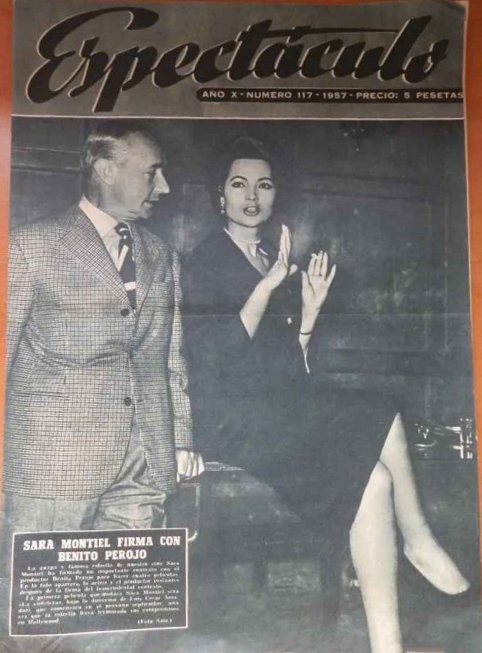 ESPECTACULO magazine side cover Issue 117  May 1957