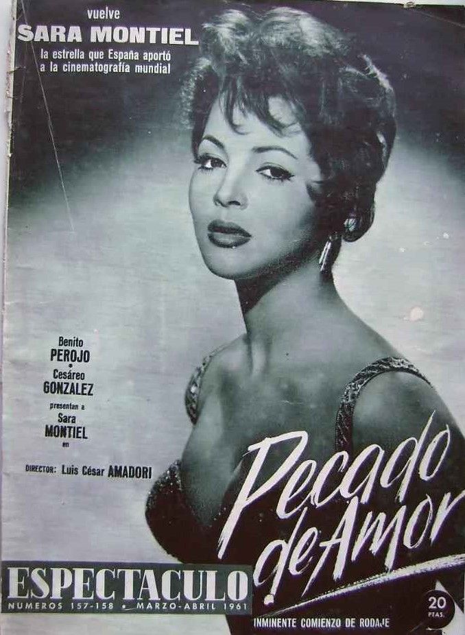 ESPECTACULO magazine side cover Issue 157-158  March/April 1961