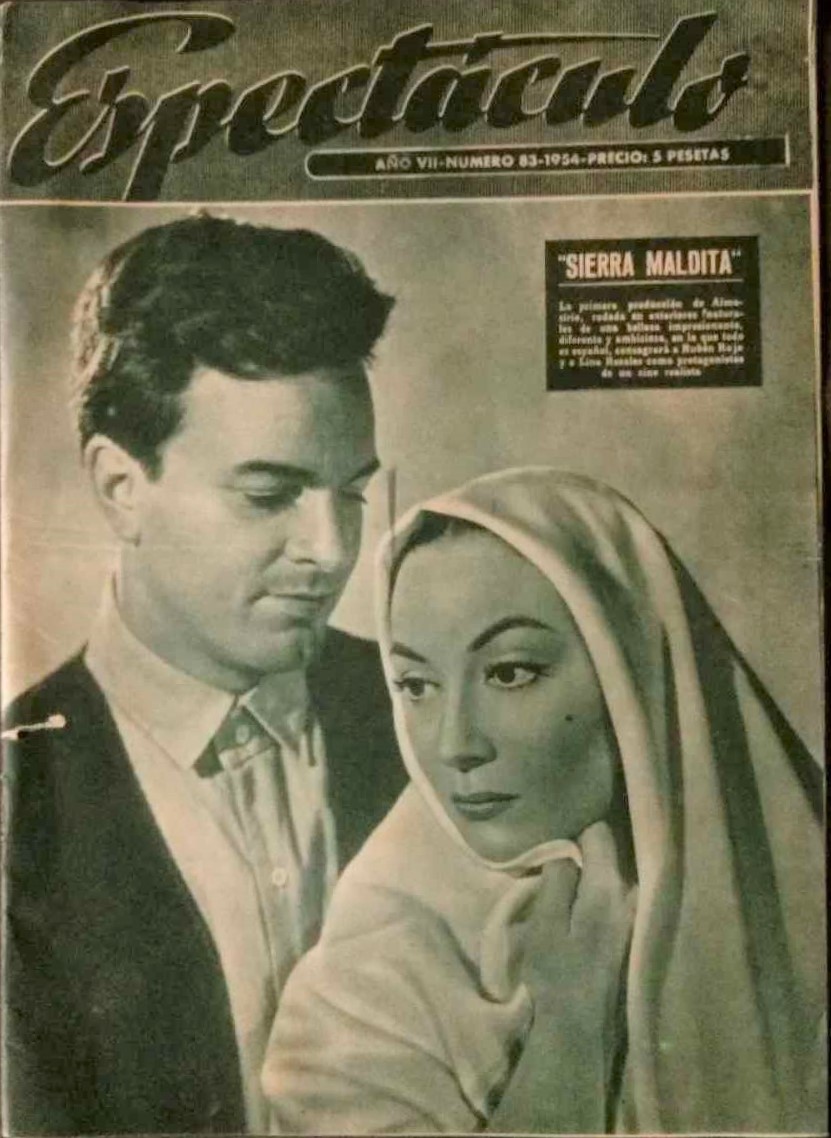 ESPECTACULO magazine side cover Issue 83   1954