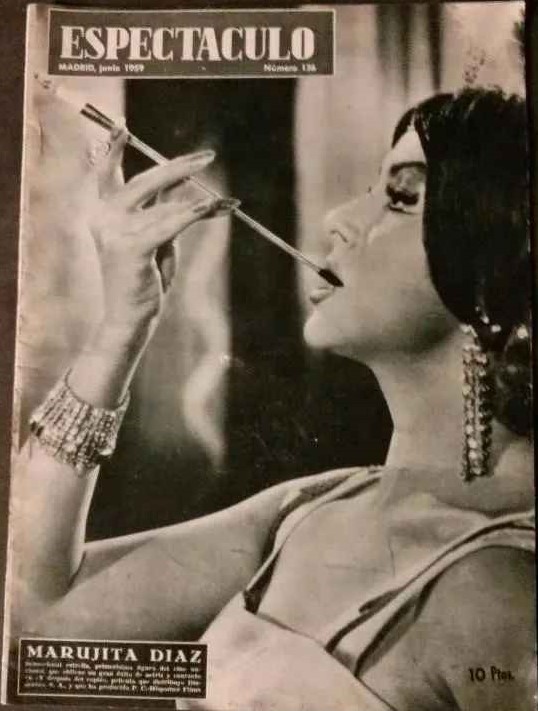 ESPECTACULO magazine side cover Issue 136  June 1959