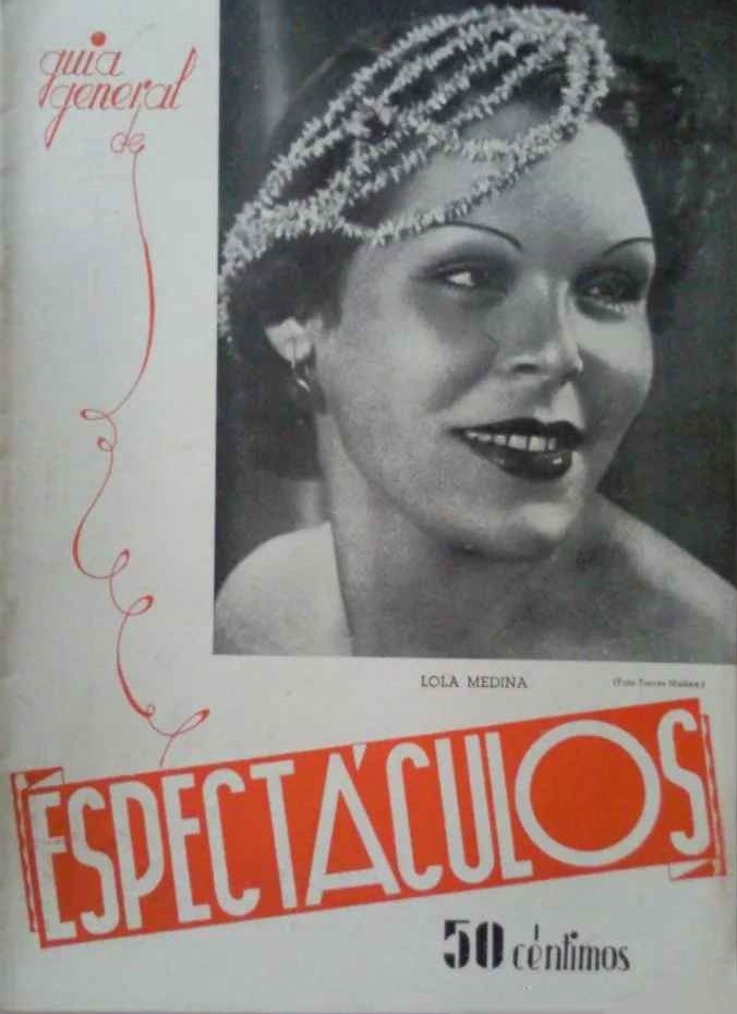 ESPECTACULOS magazine side cover Issue 4  January 1944