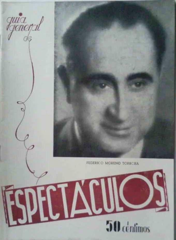 ESPECTACULOS magazine side cover Issue 5  January 1944