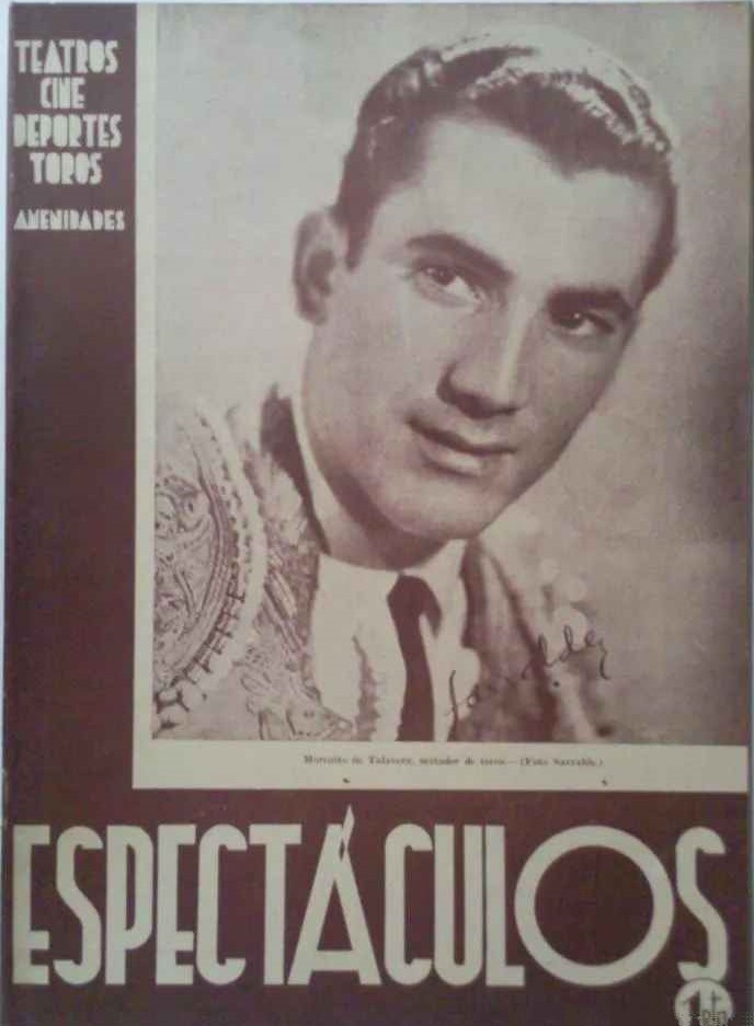 ESPECTACULOS magazine side cover Issue 11  March 1944
