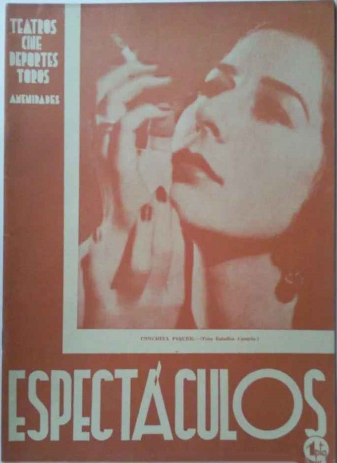 ESPECTACULOS magazine side cover Issue 15  April 1944
