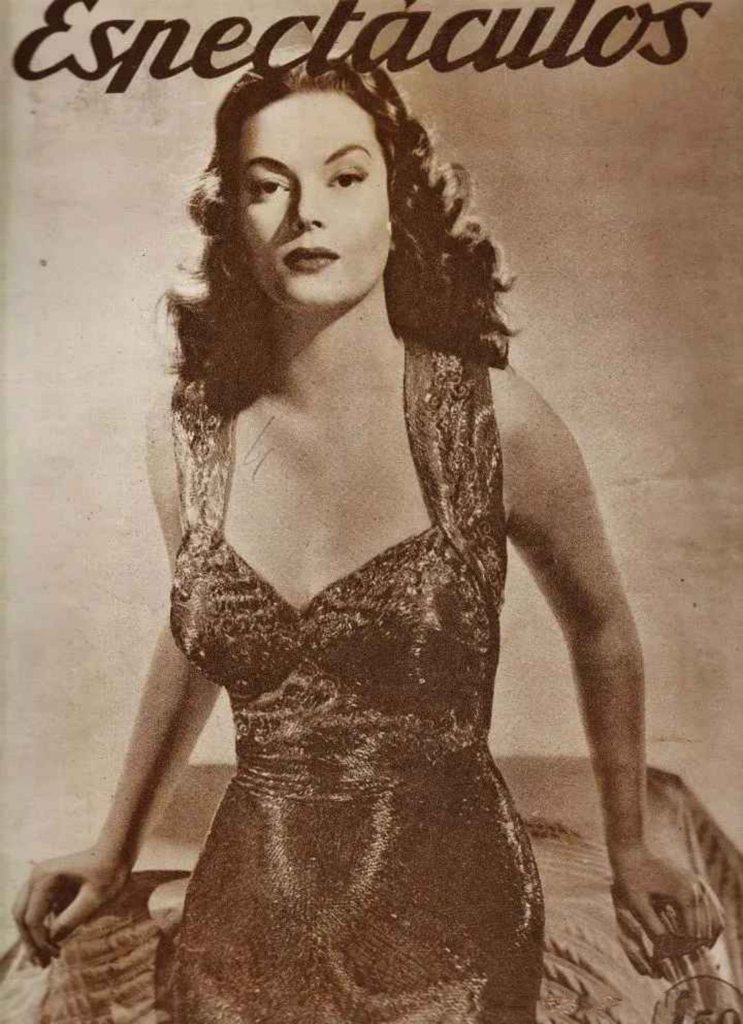 ESPECTACULOS magazine side cover Issue 29  December 1944