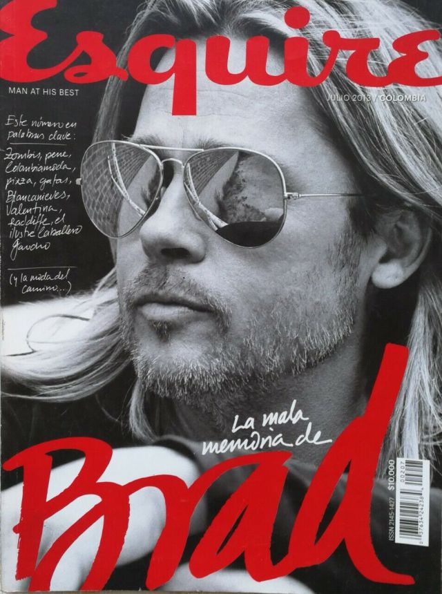 ESQUIRE (COLOMBIA) magazine side cover  July 2013