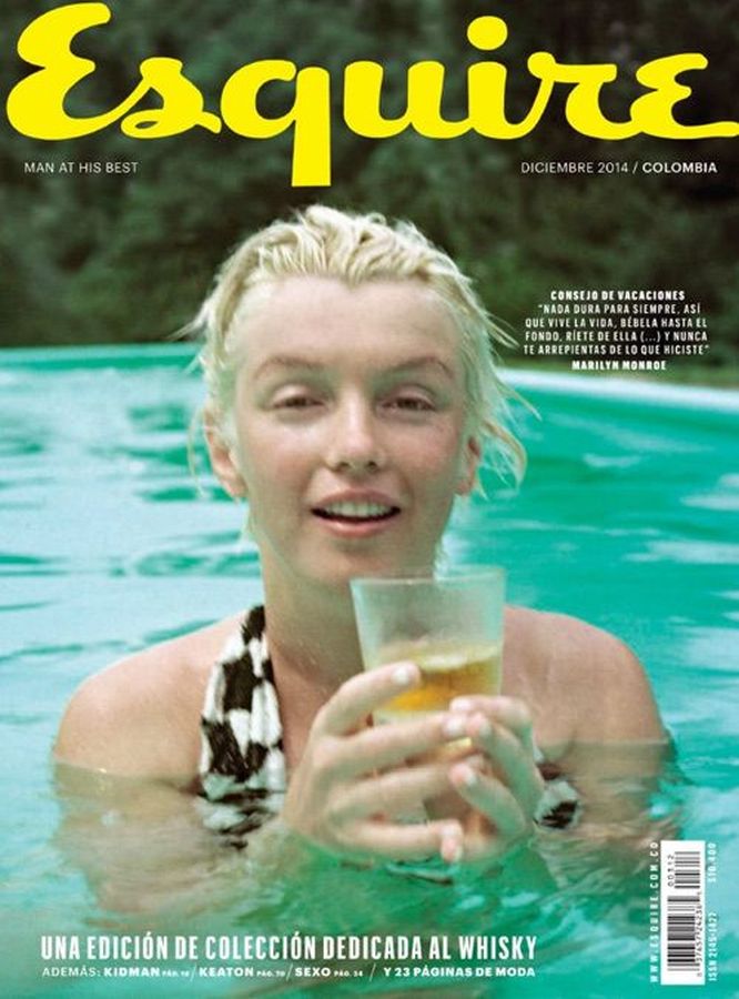 ESQUIRE (COLOMBIA) magazine side cover  December 2014
