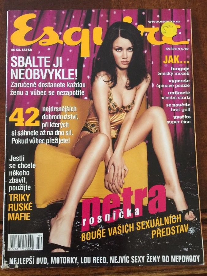 ESQUIRE (Czech) magazine side cover  May 2000