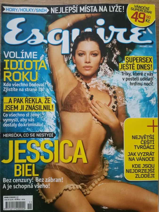 ESQUIRE (Czech) magazine side cover  December 2005