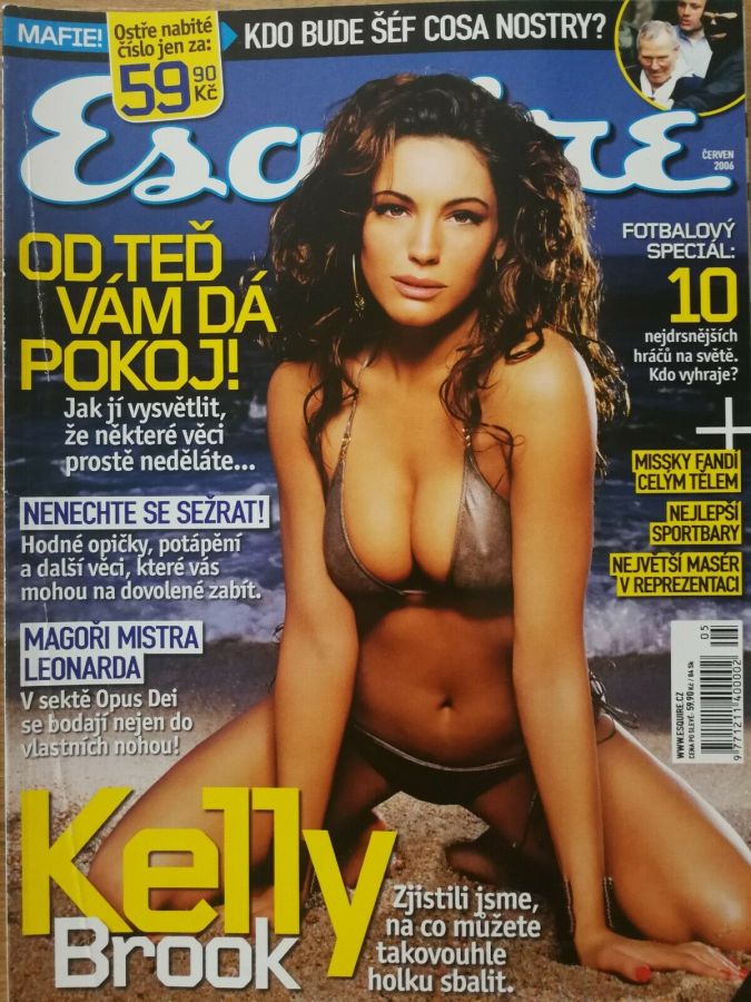 ESQUIRE (Czech) magazine side cover  June 2006