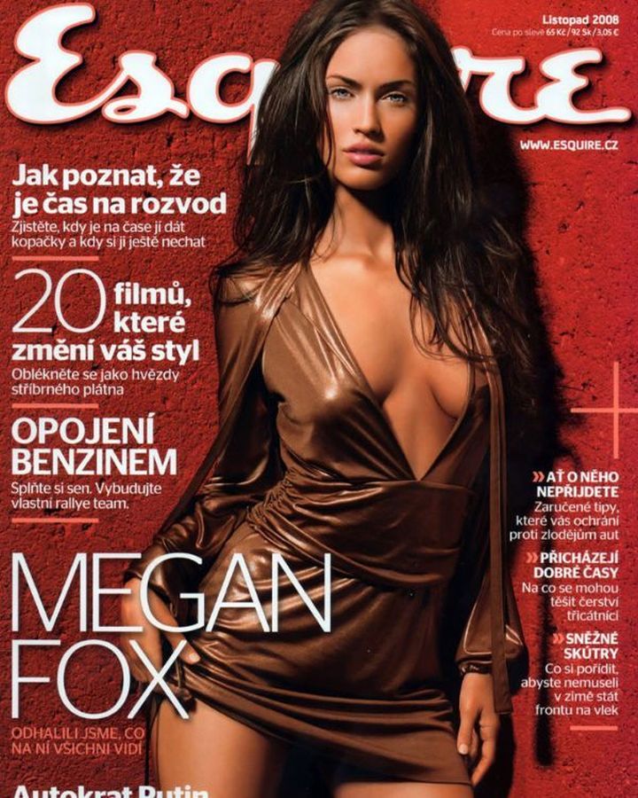 ESQUIRE (Czech) magazine side cover  November 2008