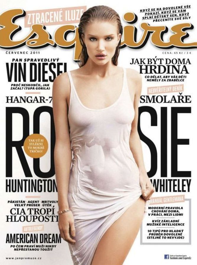ESQUIRE (Czech) magazine side cover  July 2011