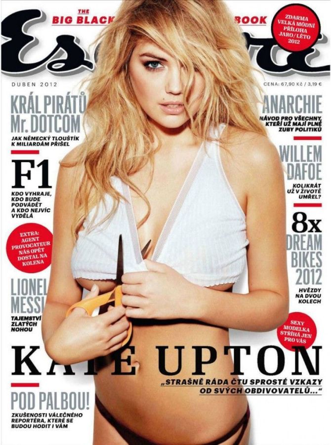 ESQUIRE (Czech) magazine side cover  April 2012