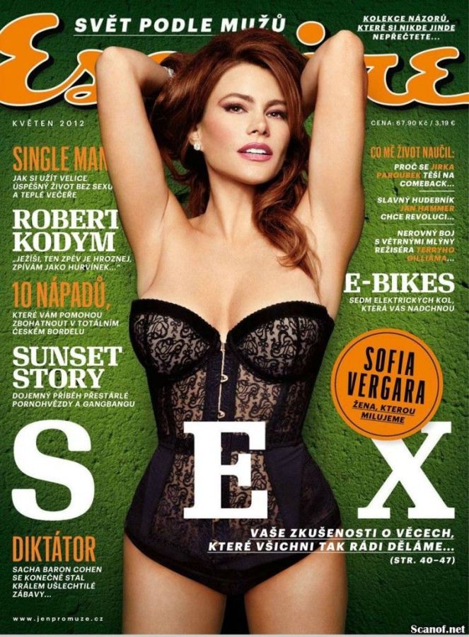 ESQUIRE (Czech) magazine side cover  May 2012
